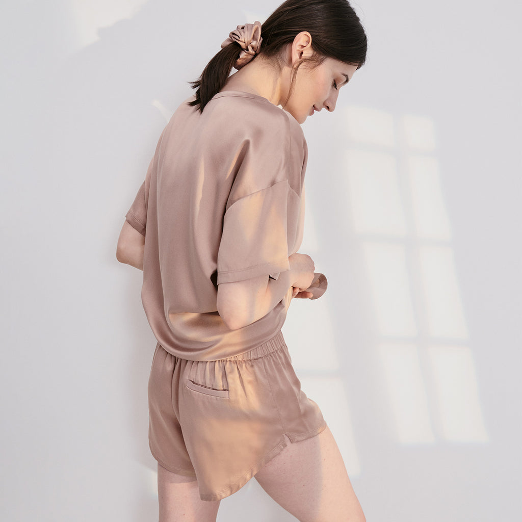 Lunya Washable Silk Tee Set